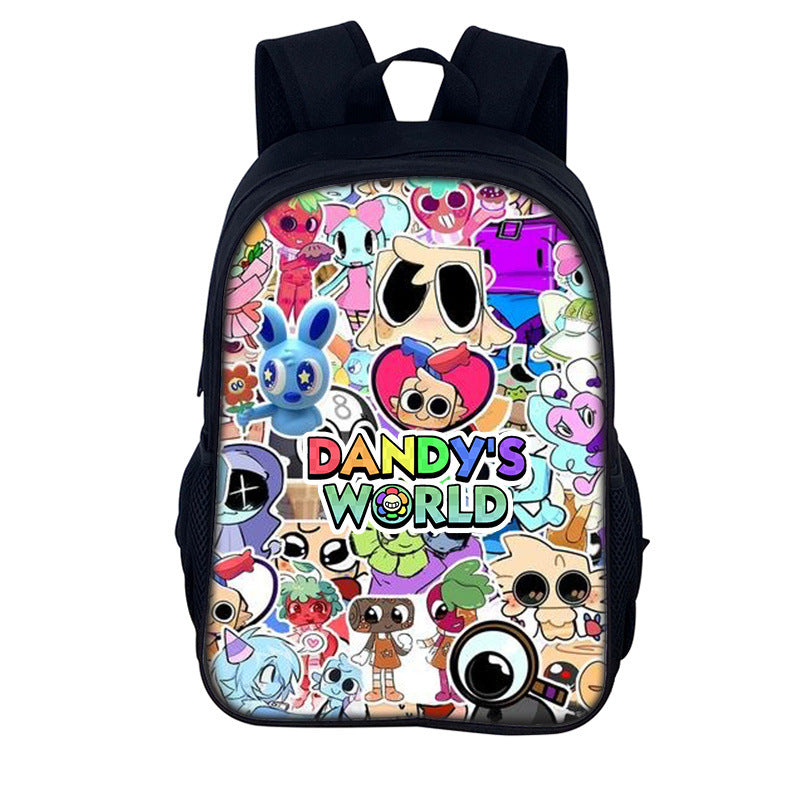16-Inch Dandy’s World School Backpack for Kids Style 1