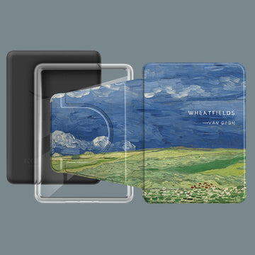 Detachable Magnetic Case for Kindle-Blue Horizon