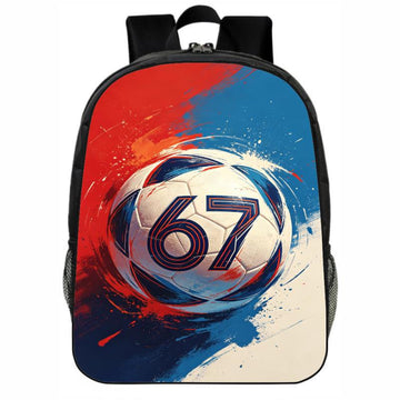 67 Backpacks Unisex football backpack for kids Style 10
