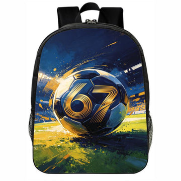 67 Backpacks Unisex football backpack for kids Style 3