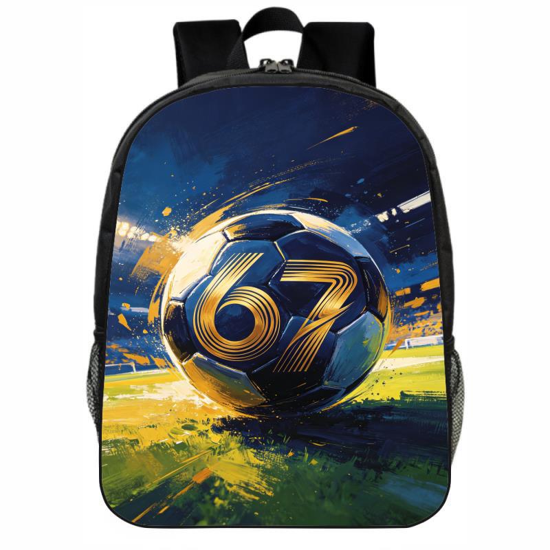 67 Backpacks Unisex football backpack for kids Style 3