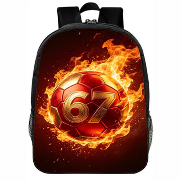 67 Backpacks Unisex football backpack for kids Style 6