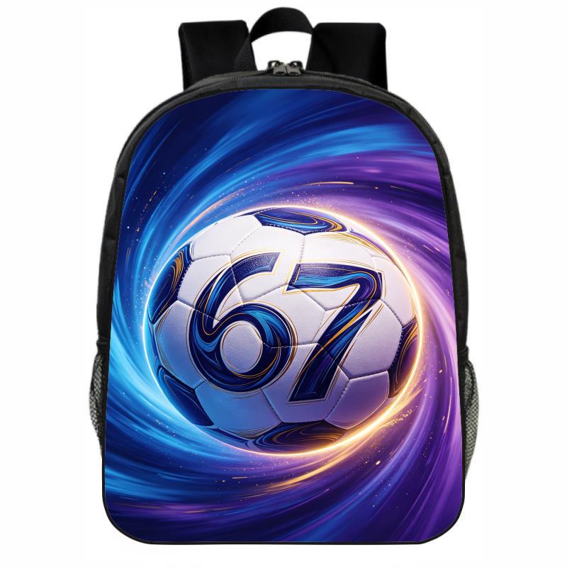 67 Backpacks Unisex football backpack for kids Style 8