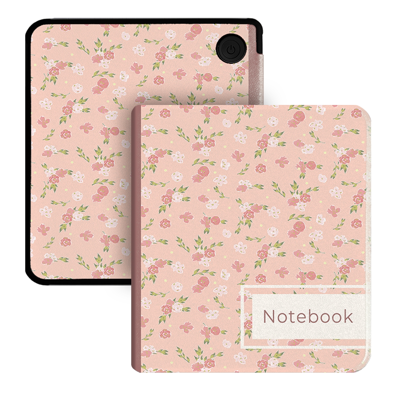 7 inch Flowers Magnetic Case For Kobo Libra