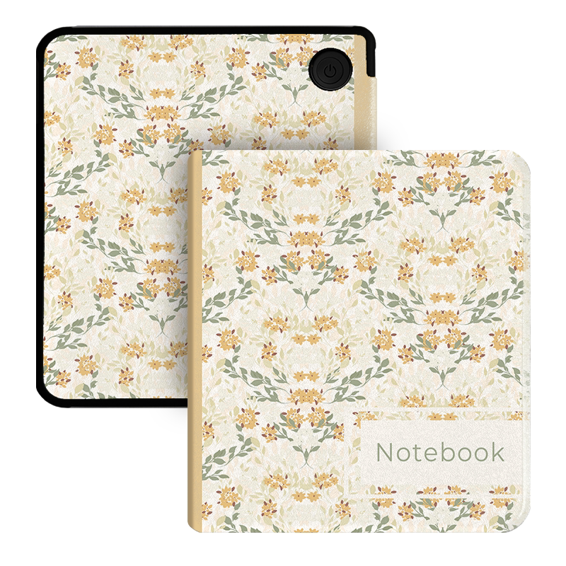 7 inch Flowers Magnetic Case For Kobo Libra