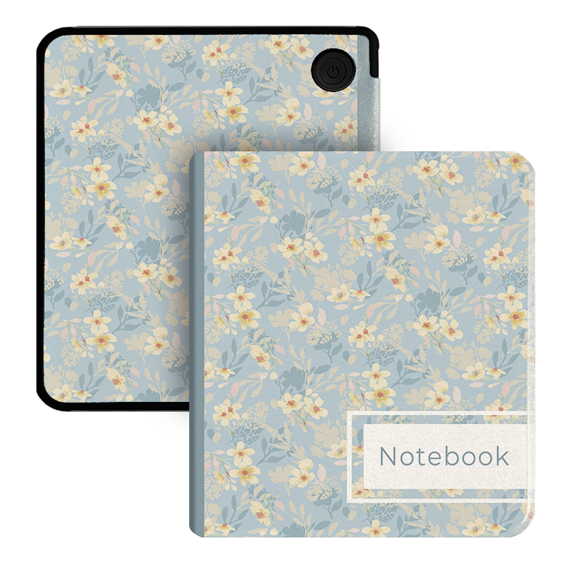 7 inch Flowers Magnetic Case For Kobo Libra