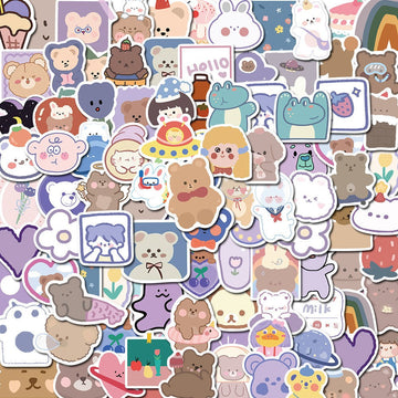 90 pcs Kawaii Character Sticker Pack