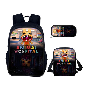 Animal Hospital Anomaly 3-Piece Kid Backpack Set style 24