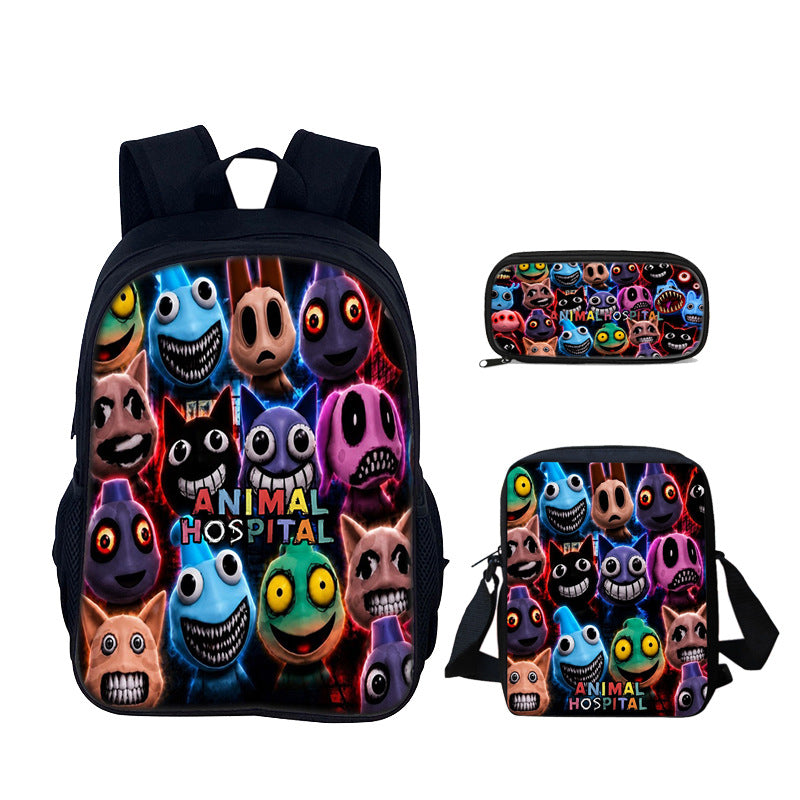 Animal Hospital Anomaly 3-Piece Kid Backpack Set style 22