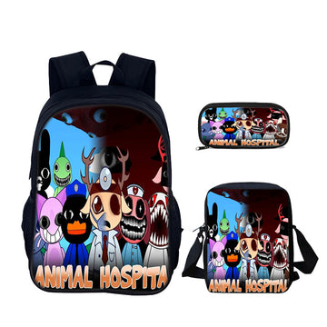 Animal Hospital Anomaly 3-Piece Kid Backpack Set style 20