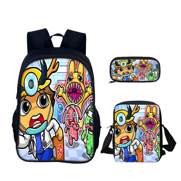 Animal Hospital Anomaly 3-Piece Kid Backpack Set style 19