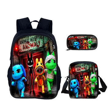 Animal Hospital Anomaly 3-Piece Kid Backpack Set style 18