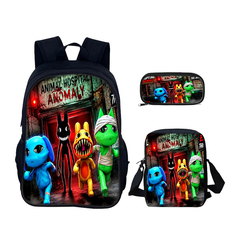 Animal Hospital Anomaly 3-Piece Kid Backpack Set style 18