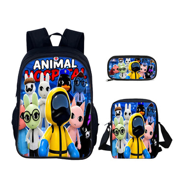 Animal Hospital Anomaly 3-Piece Kid Backpack Set style 16