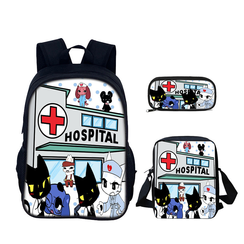 Animal Hospital Anomaly 3-Piece Kid Backpack Set style 14