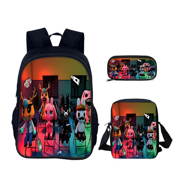 Animal Hospital Anomaly 3-Piece Kid Backpack Set style 13