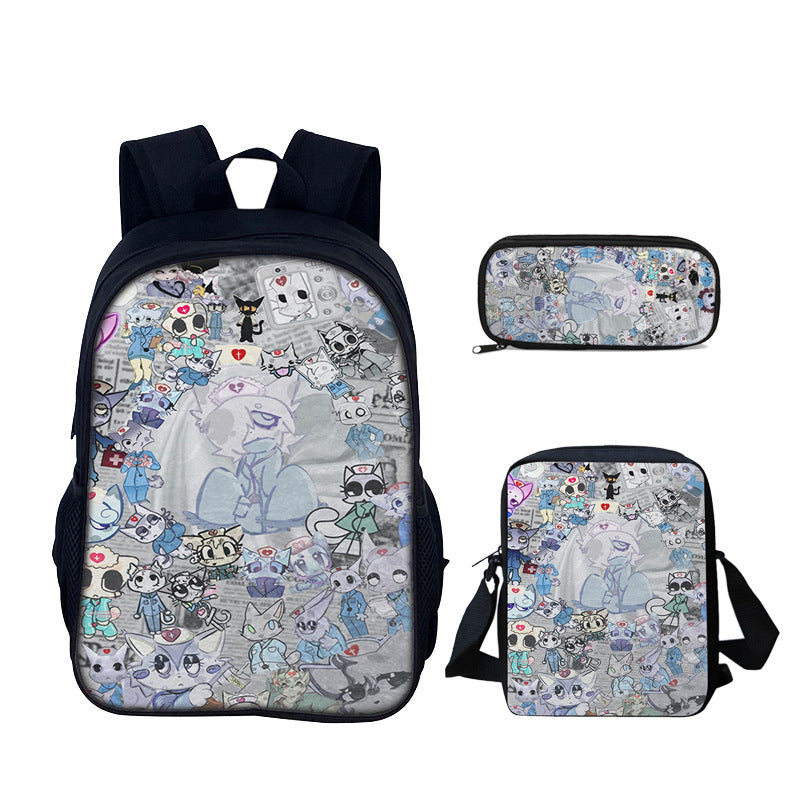 Animal Hospital Anomaly 3-Piece Kid Backpack Set style 11
