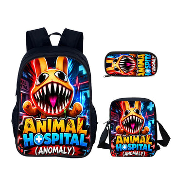 Animal Hospital Anomaly 3-Piece Kid Backpack Set style 8