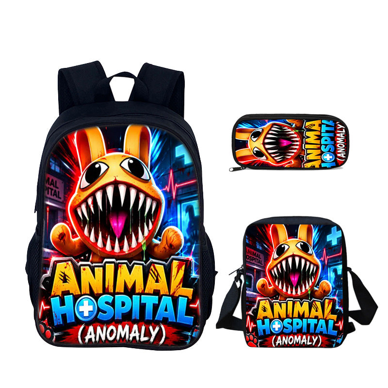 Animal Hospital Anomaly 3-Piece Kid Backpack Set style 8