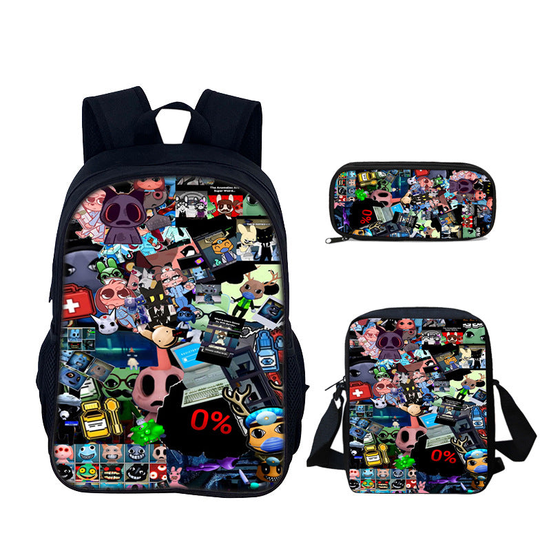 Animal Hospital Anomaly 3-Piece Kid Backpack Set style 6