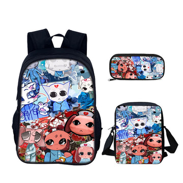 Animal Hospital Anomaly 3-Piece Kid Backpack Set style 4