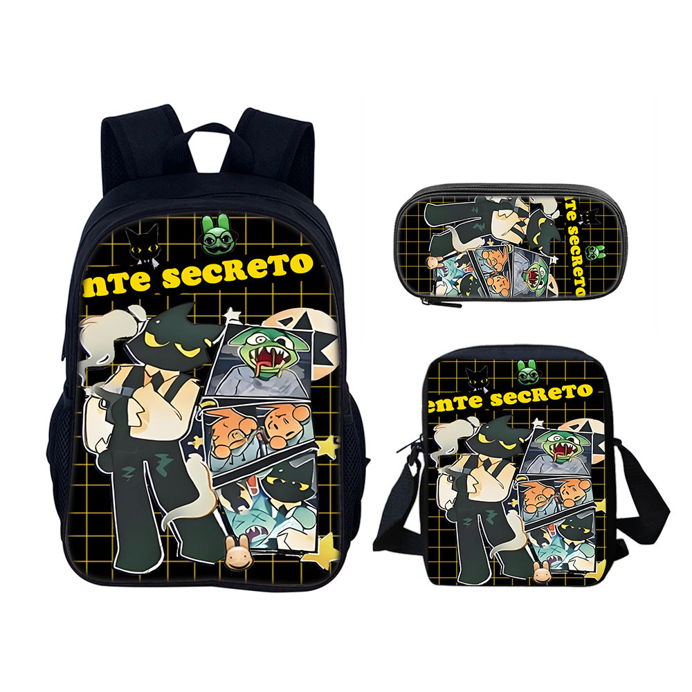 Animal Hospital Anomaly 3-Piece Kid Backpack Set style 1