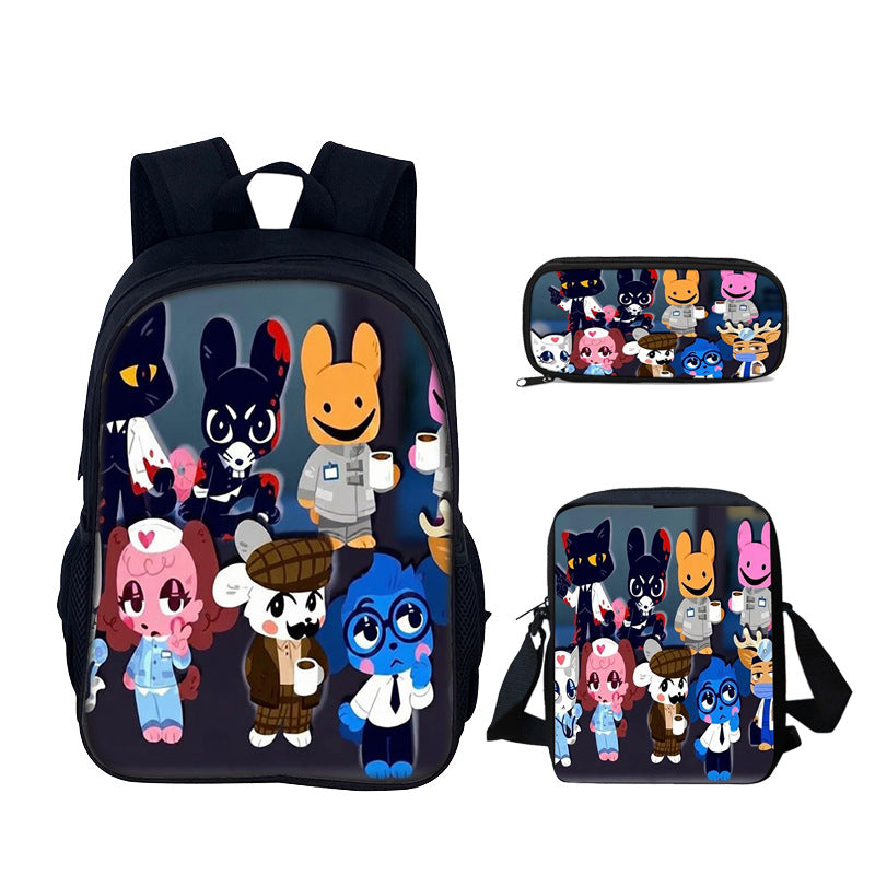 Animal Hospital Anomaly 3-Piece Kid Backpack Set style 25