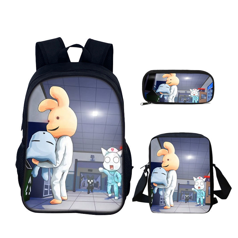 Animal Hospital Anomaly 3-Piece Kid Backpack Set style 26