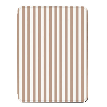Apricot And White Stripes Case For Kindle Device