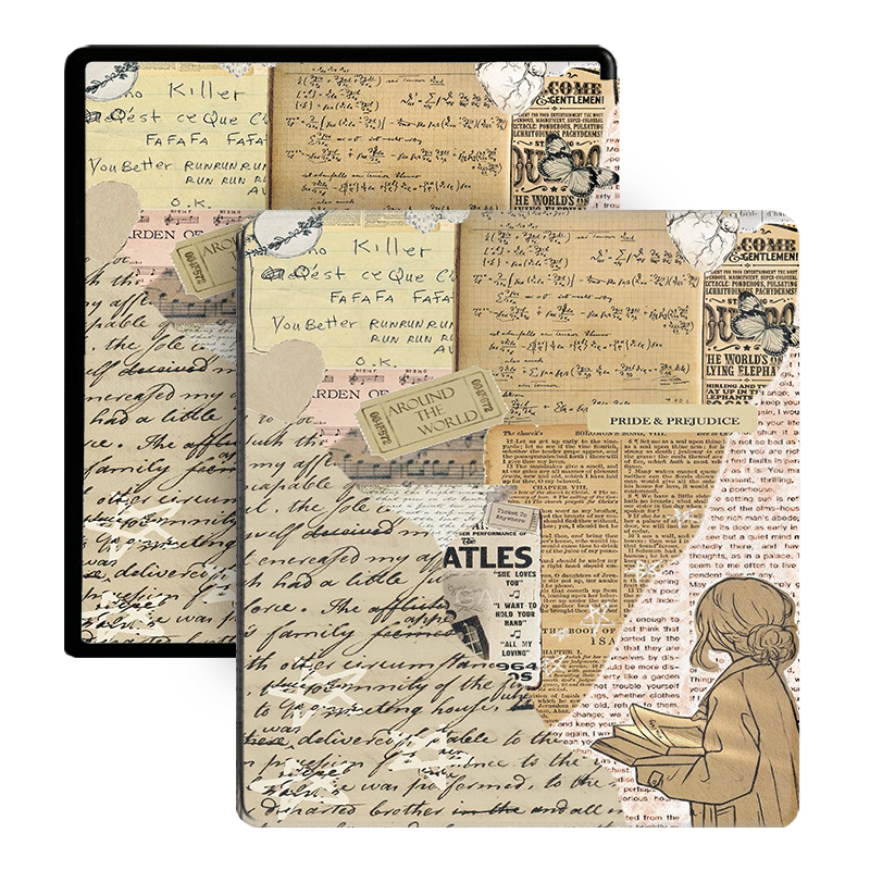Bible Illustration Art Design Flip Cover For Kindle Scribe