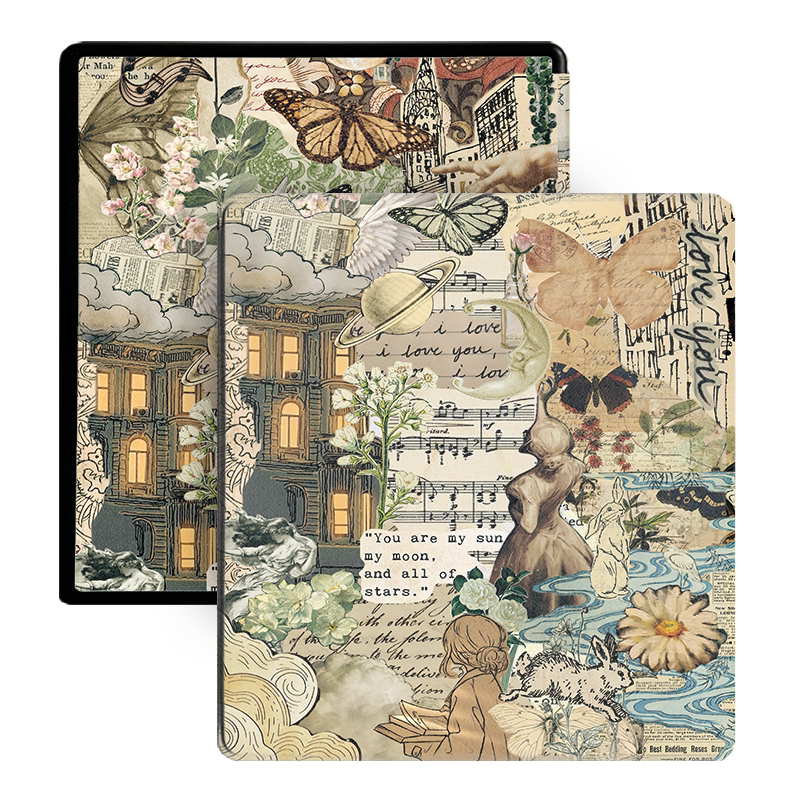 Around The Word Flip Cover For Kindle Scribe
