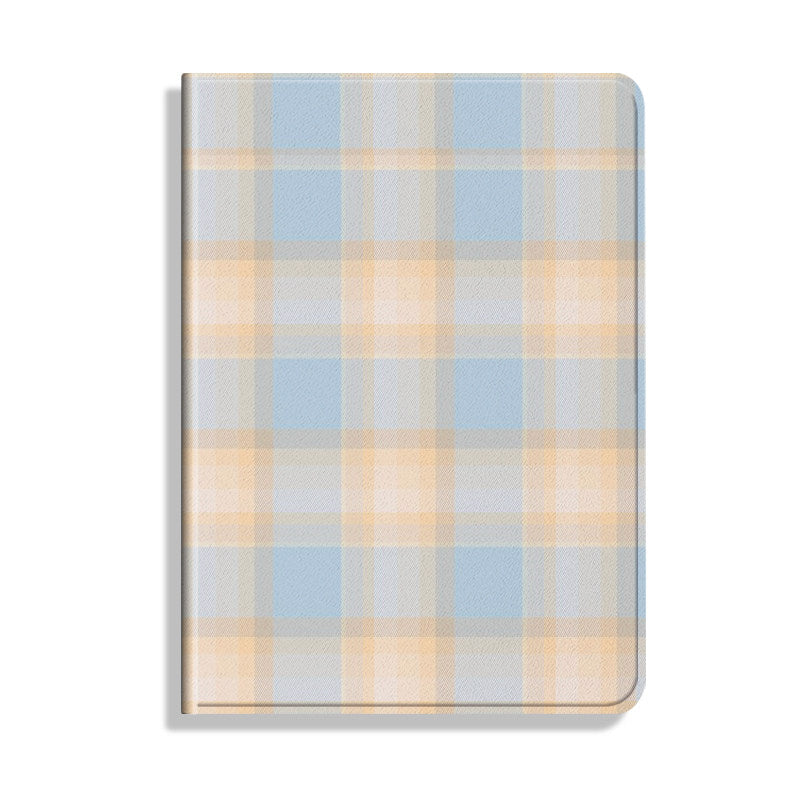 Blue-yellow Plaid Case For BOOX Go 6 Gen I 2024