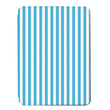 Blue And White Stripes Case For Kindle Device
