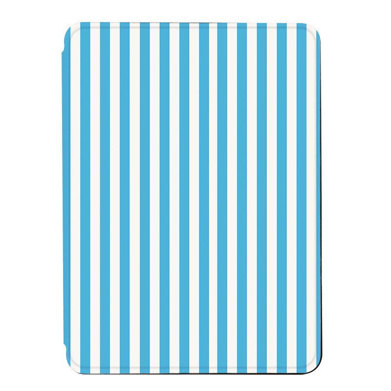 Blue And White Stripes Case For Kindle Device