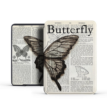 Butterfly Printed  Case For Kobo with Hand Strap