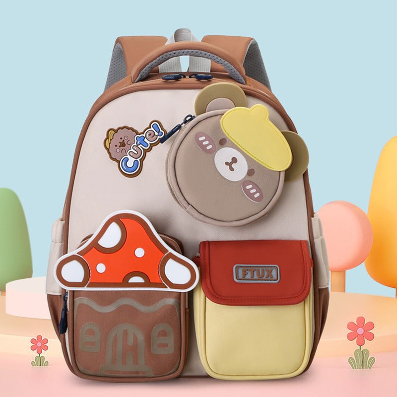 Cute Bunny Preschool Backpack Teal
