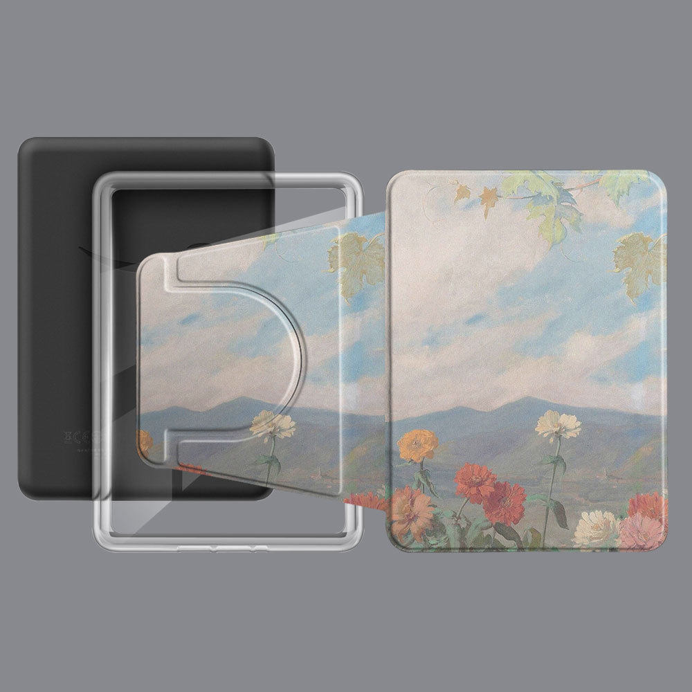 Detachable Magnetic Case for Kindle-Autumn Field
