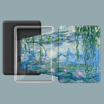 Detachable Magnetic Case for Kindle-Forest Reflection