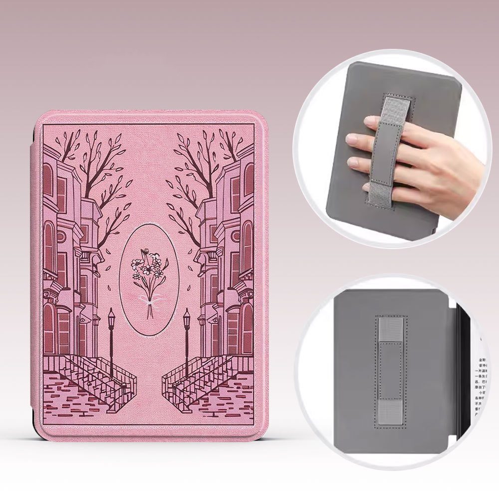 Dragon Magnetic Kindle Case Pink
