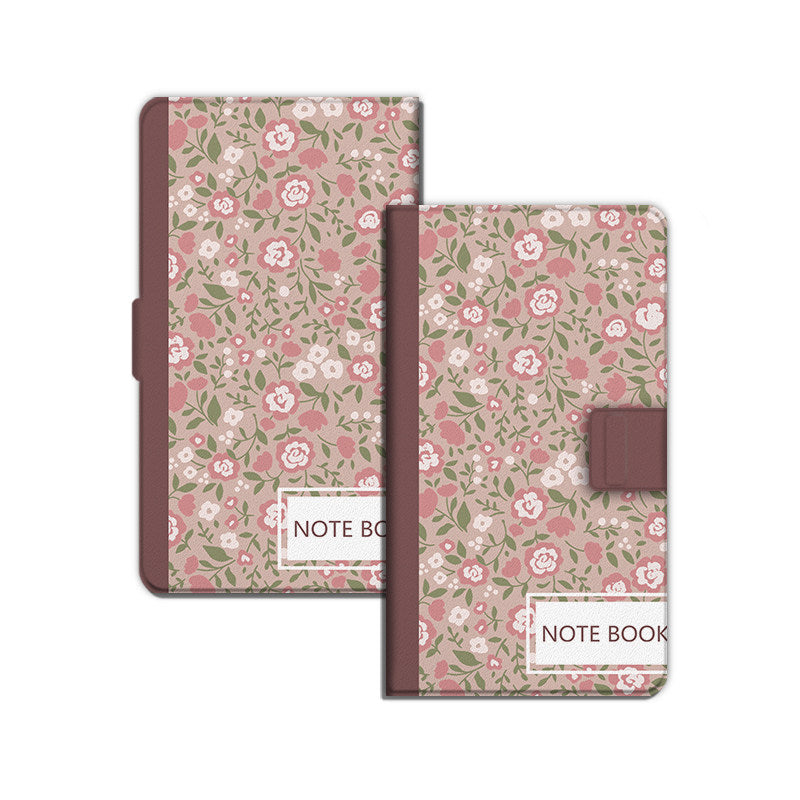 Floral Detachable Magnetic Case Pink
