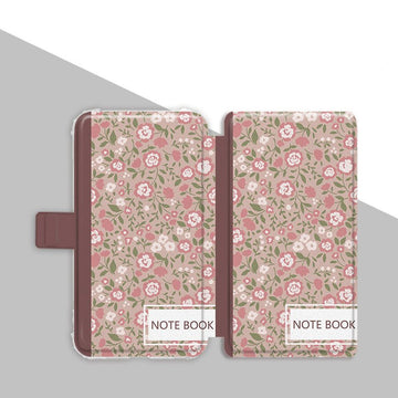 Floral Detachable Magnetic Case Pink