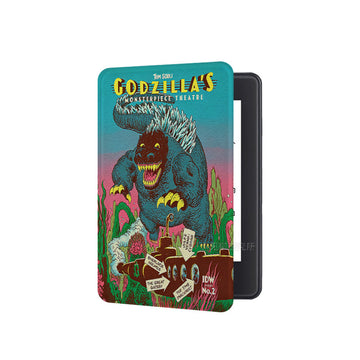 Godzilla Print Kindle Case-Green