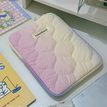 Gradient Rainbow Pink Sleeve For 11-inch Tablet