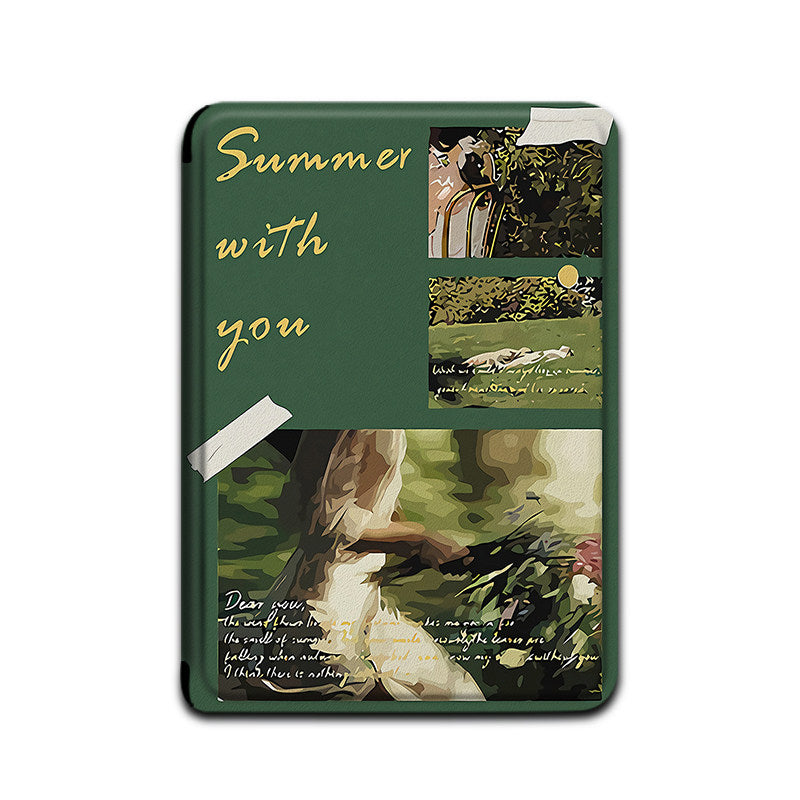 Green Case For Kindle-Summer With You