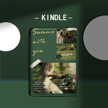 Green Case For Kindle-Summer With You