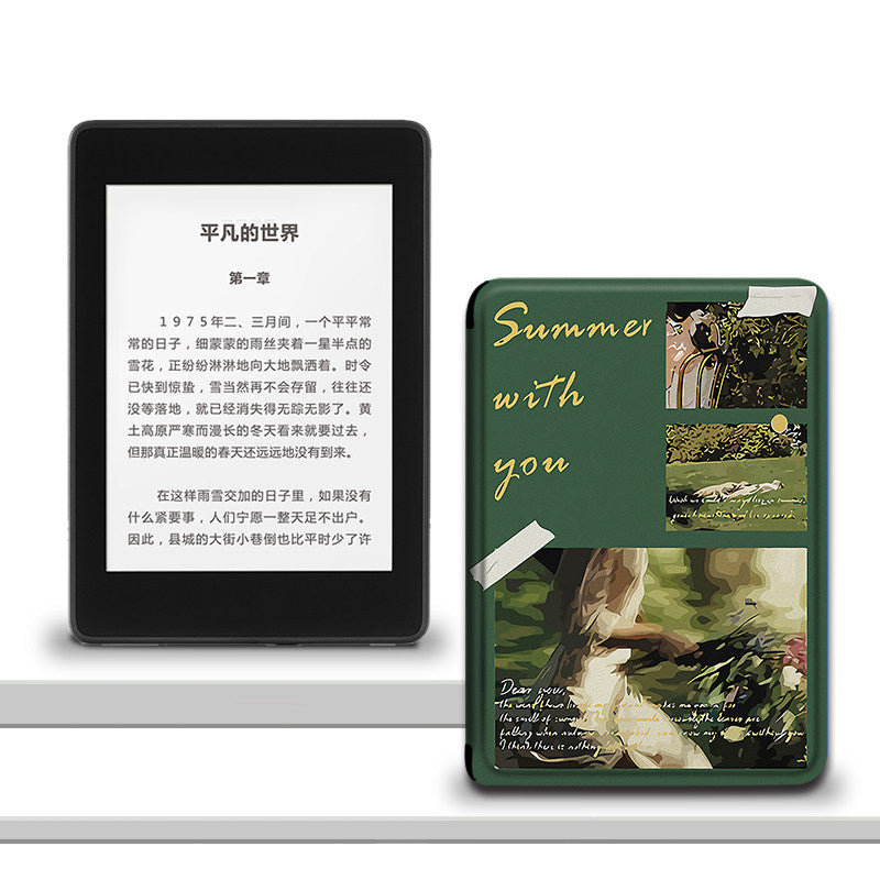 Green Case For Kindle-Summer With You