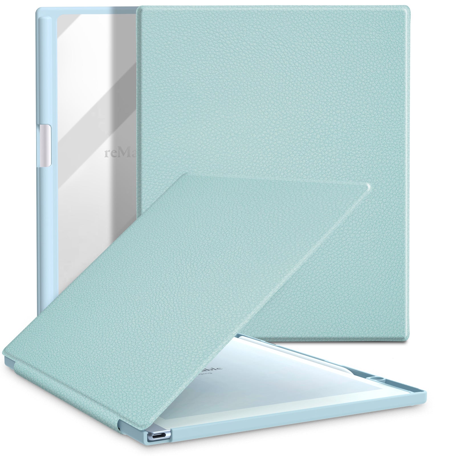 Green Leather Case For Remarkable 2 - MTMoiss