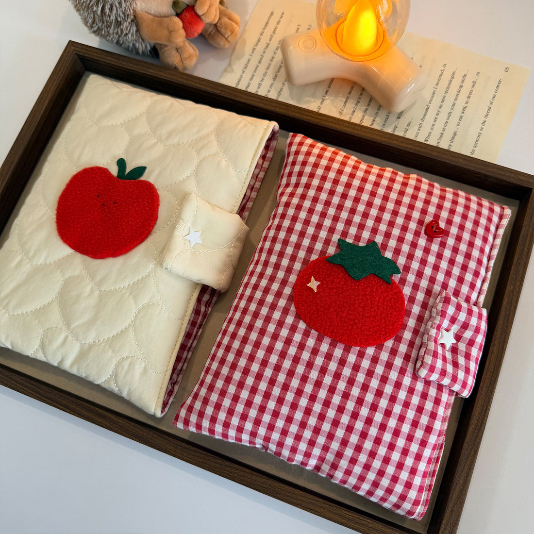 Handmade PInk Cherry 6 inch Sleeve