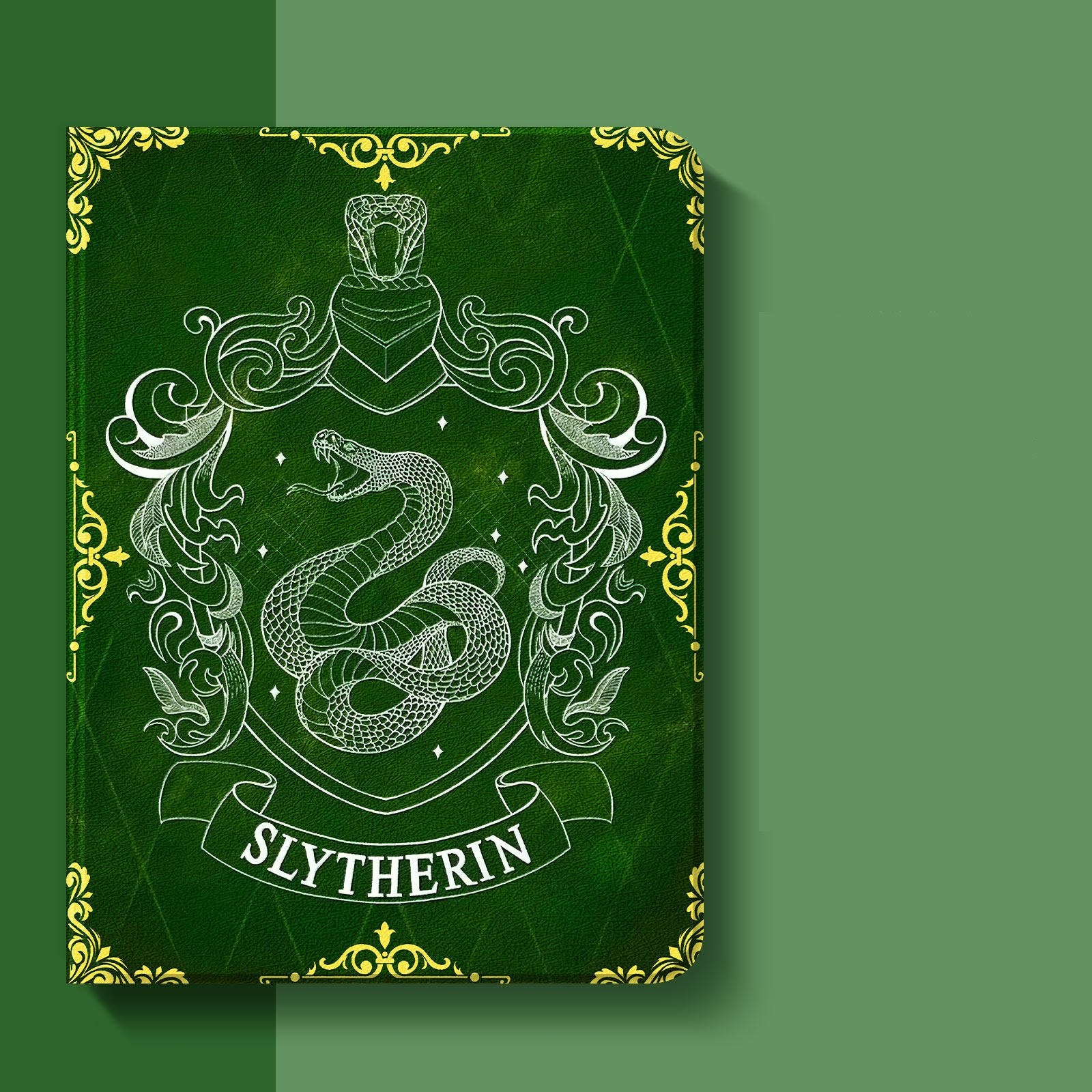 Harry Potter Tablet Case With Pen Holder Slytherin Green