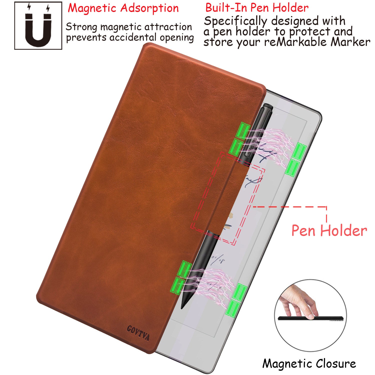 Magnetic Case for reMarkable Paper Pro Move - MTMoiss